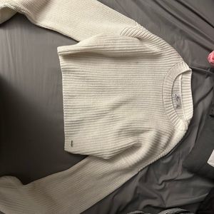cropped hollister sweater